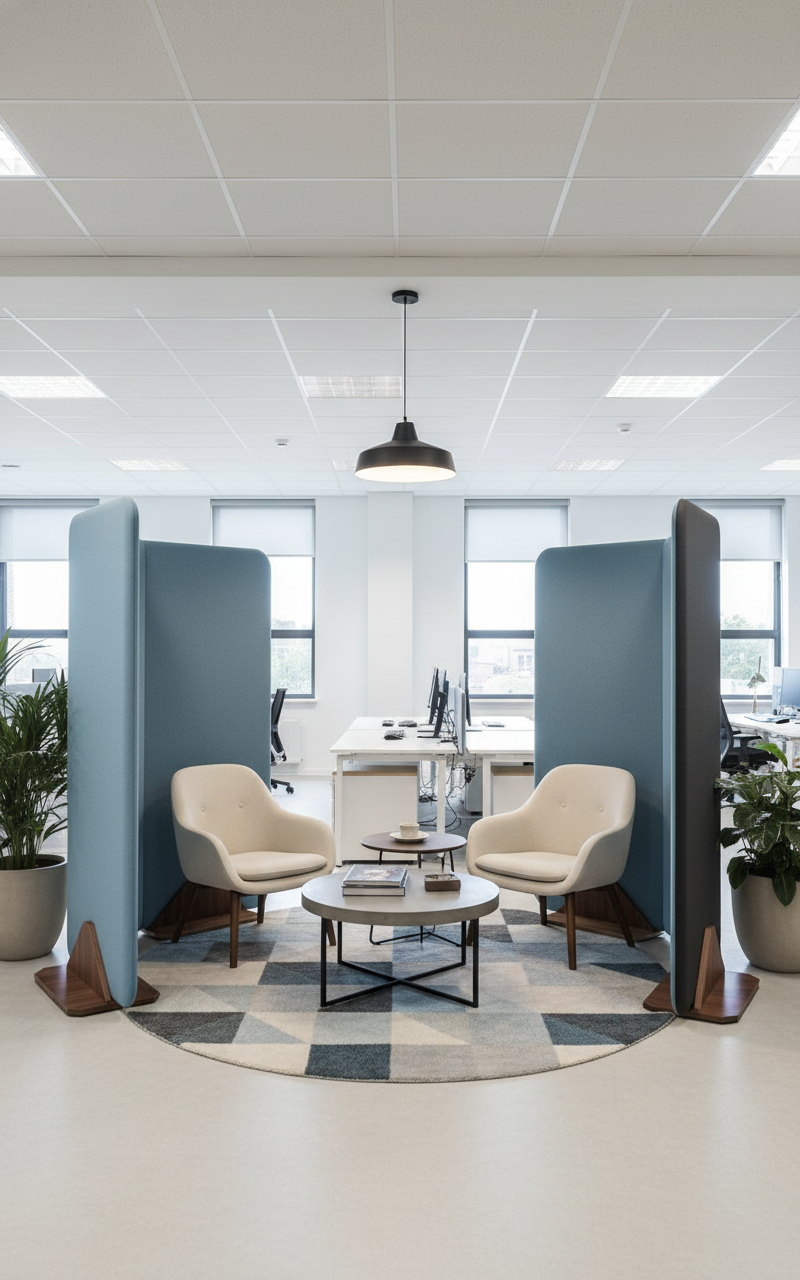 Paravány AkustikClamp s inovativní samosvornou nohou